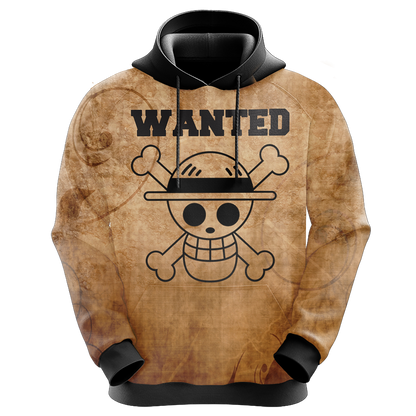 One Piece - Wanted Dead or Alive Unisex 3D T-shirt   