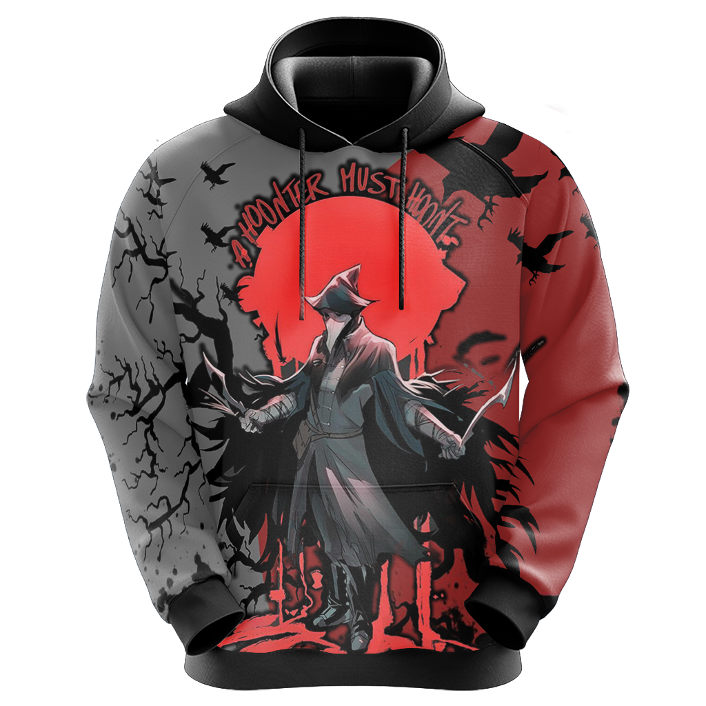 Bloodborne - Plague Doctor Hoot Unisex 3D T-shirt   