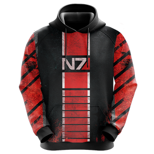 Mass Effect - N7 New Version Unisex 3D T-shirt   