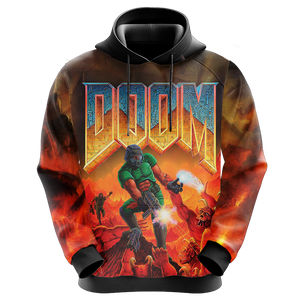 Doom Video Game T-shirt Hoodie   