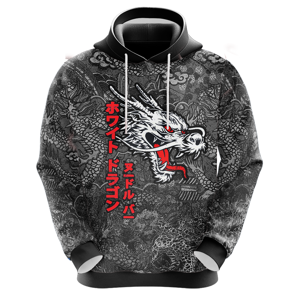 Blade Runner White Dragon Noodle Bar Unisex 3D T-shirt   