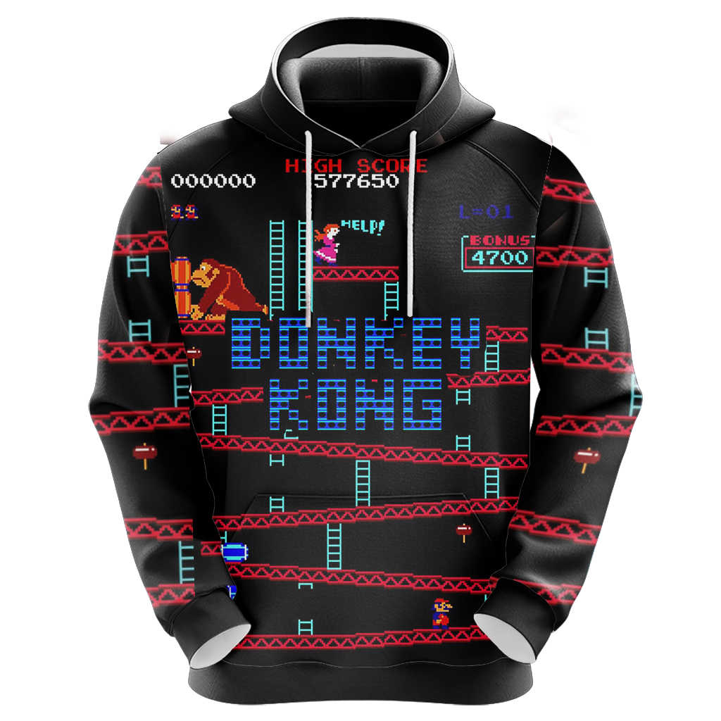 Donkey Kong New Game Unisex 3D T-shirt   