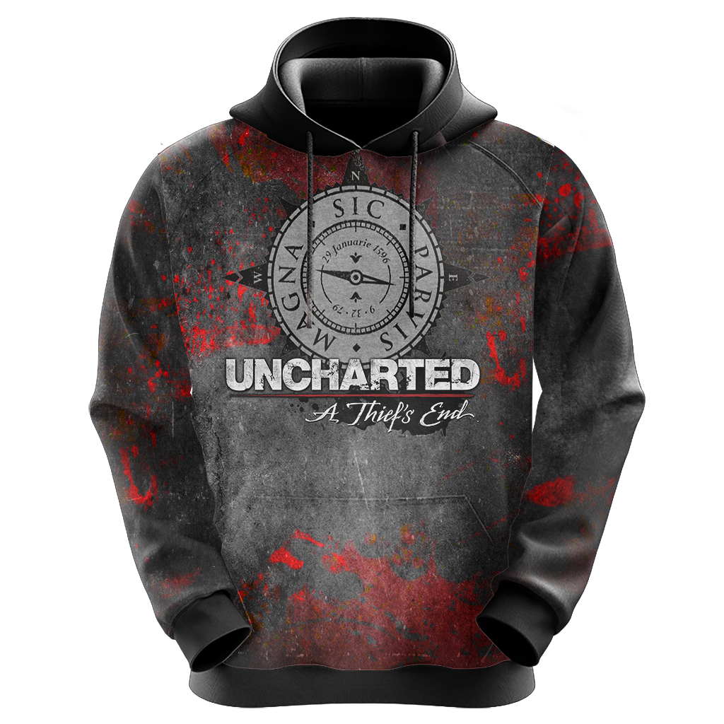 Uncharted: A Thief's End Unisex 3D T-shirt   