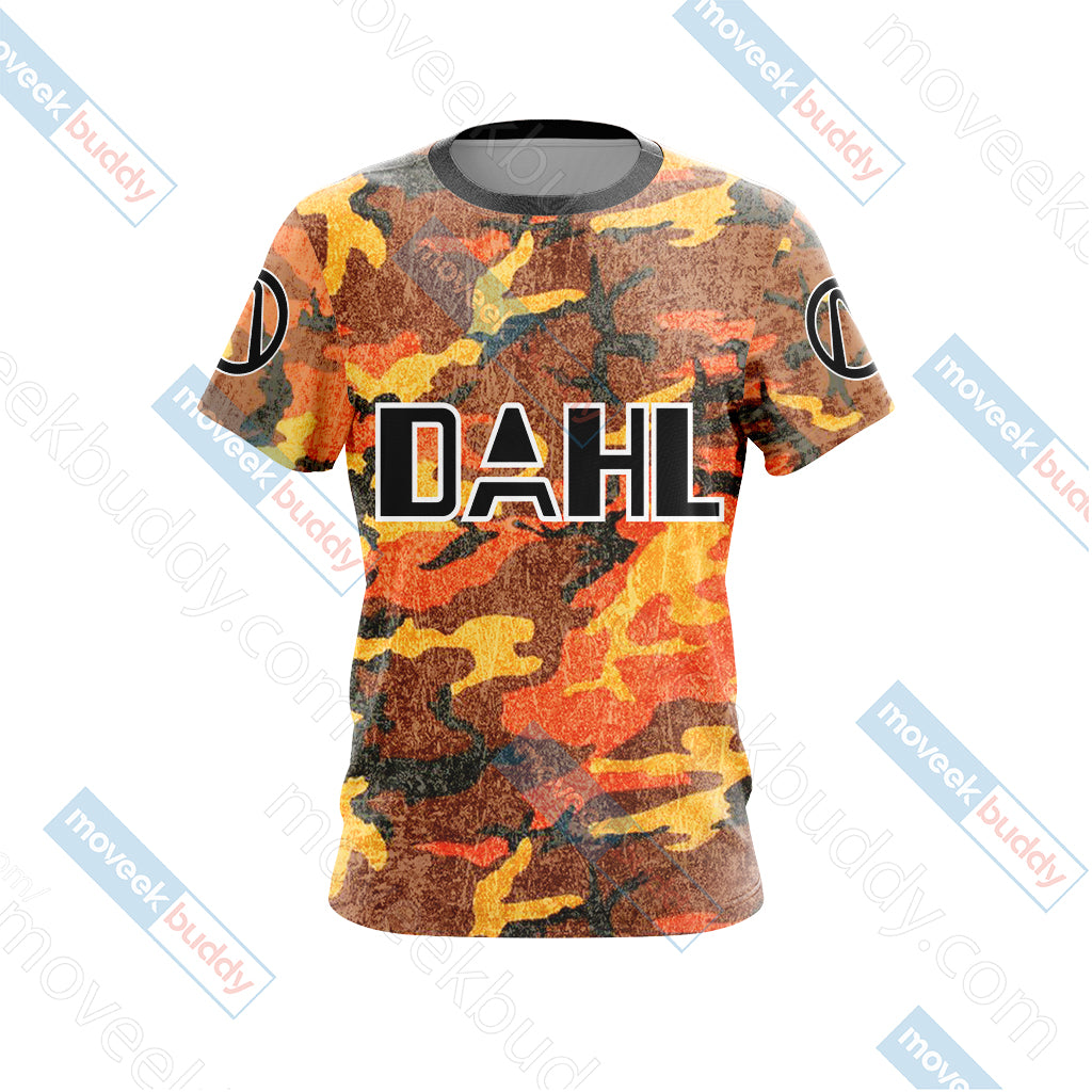 Borderlands - DAHL Camo Style Version 3 Unisex 3D T-shirt   