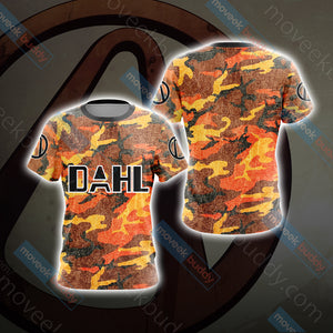 Borderlands - DAHL Camo Style Version 3 Unisex 3D T-shirt   