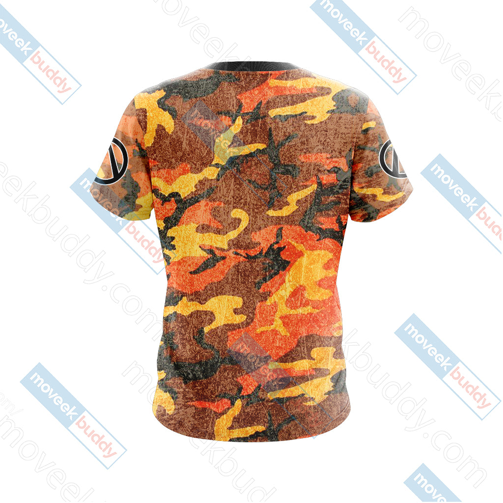 Borderlands - DAHL Camo Style Version 3 Unisex 3D T-shirt   