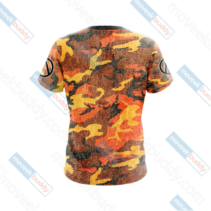 Borderlands - DAHL Camo Style Version 3 Unisex 3D T-shirt   