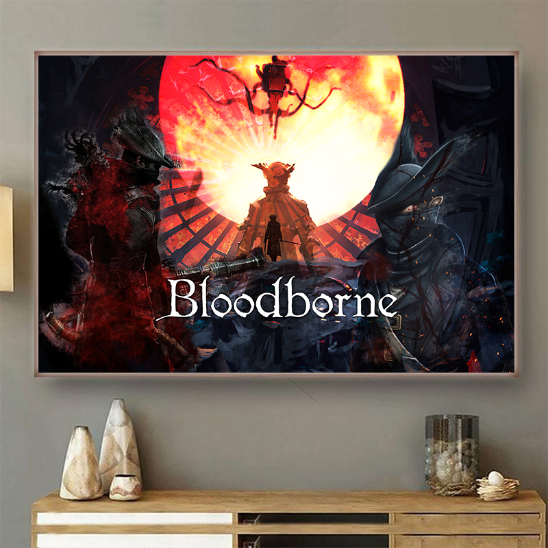 Bloodborne Video Game Canvas & Poster   