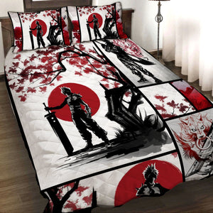 Final Fantasy 7 New 3D Quilt Set Quilt Set Twin (150x180CM) 