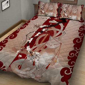 White Cat 3D Quilt Set Quilt Set Twin (150x180CM) 