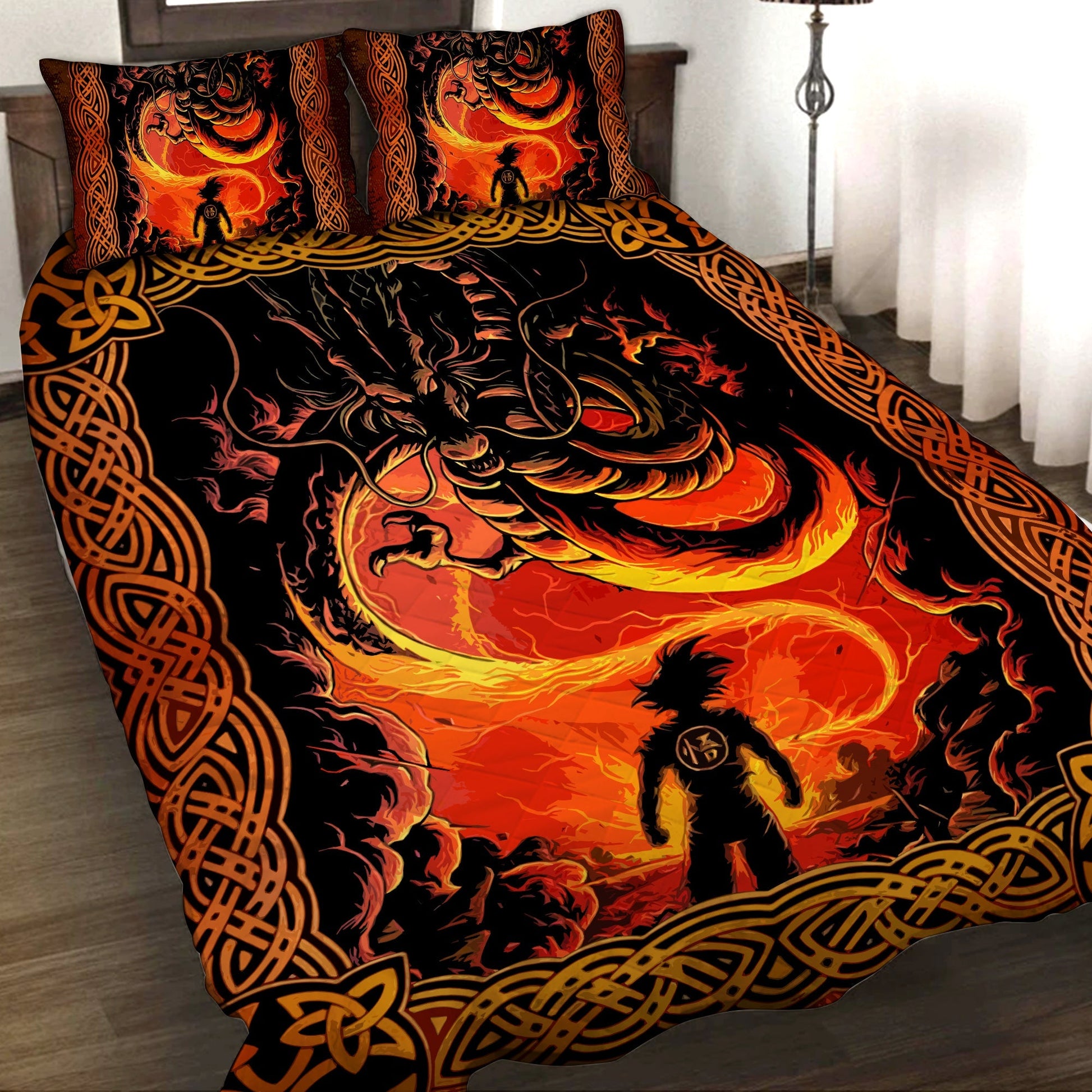 Dragon Ball Goku 3D Quilt Set Quilt Set Twin (150x180CM) 