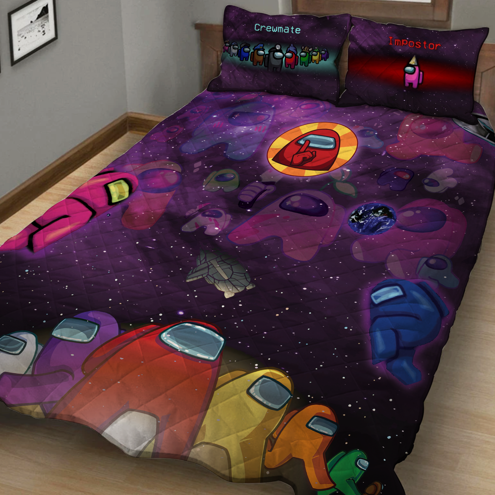 Among us 3D Quilt Set Twin (150x180CM)  