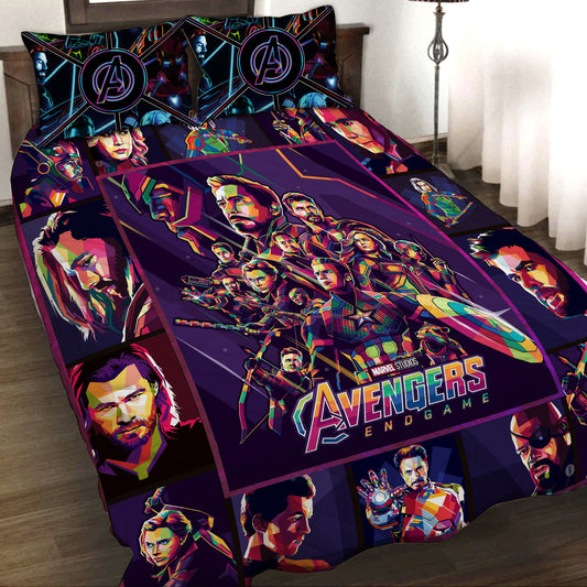 Avengers Endgame 3D Quilt Set Twin (150x180CM)  