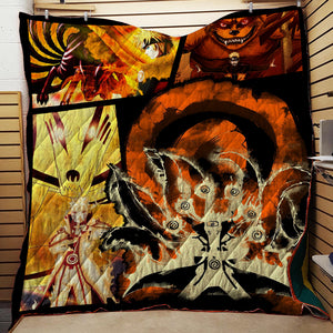 Naruto Hokage 3D Quilt Bed Set Single Quilt Twin (150x180CM) 