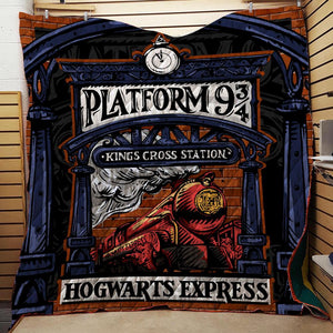 Harry Potter Platform 9 3/4 3D Quilt Set   