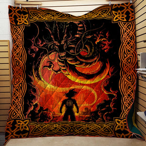 Dragon Ball Goku 3D Quilt Set Single Quilt Twin (150x180CM) 