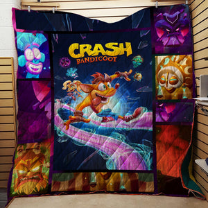 Crash Bandicoot 3D Quilt Set Single Quilt Twin (150x180CM) 