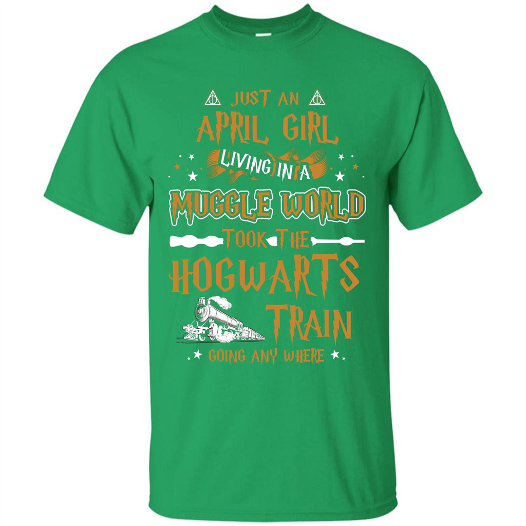 Harry Potter T-shirt Just An April Girl Living In A Muggle World   