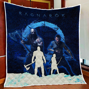 God of War Ragnarok Video Game Quilt Blanket Quilt Set Single Quilt Twin (150x180CM) 