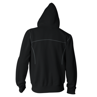 Kingdom Hearts III Roxas Cosplay Zip Up Hoodie Jacket   