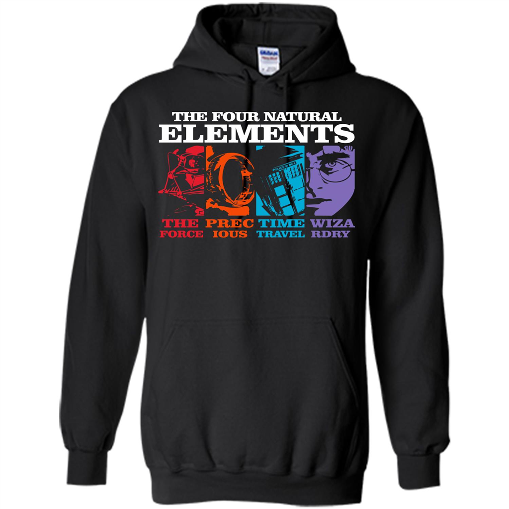 Movie T-shirt The Four Natural Elements T-shirt Black S 