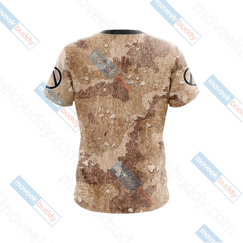 Borderlands - DAHL Camo Style Version 4 Unisex 3D T-shirt   