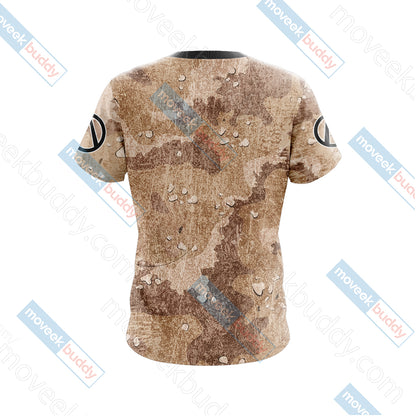 Borderlands - DAHL Camo Style Version 4 Unisex 3D T-shirt   