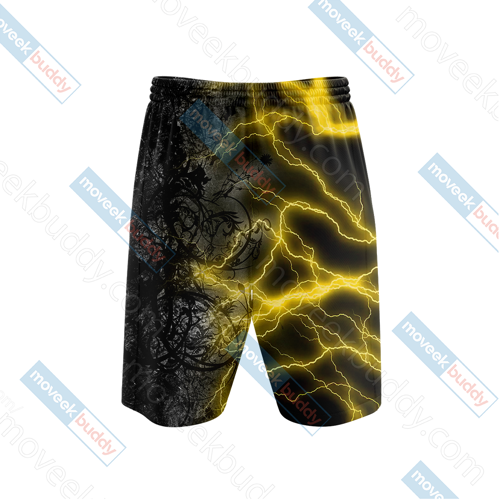 Pokemon Go - House Instinct There Is No Shelter From The Storm Beach Shorts   