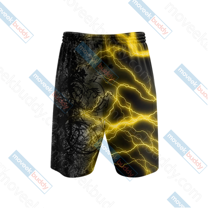 Pokemon Go - House Instinct There Is No Shelter From The Storm Beach Shorts   