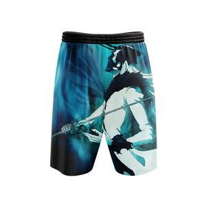 Bleach Zangetsu Hollow Unisex 3D Beach Shorts   
