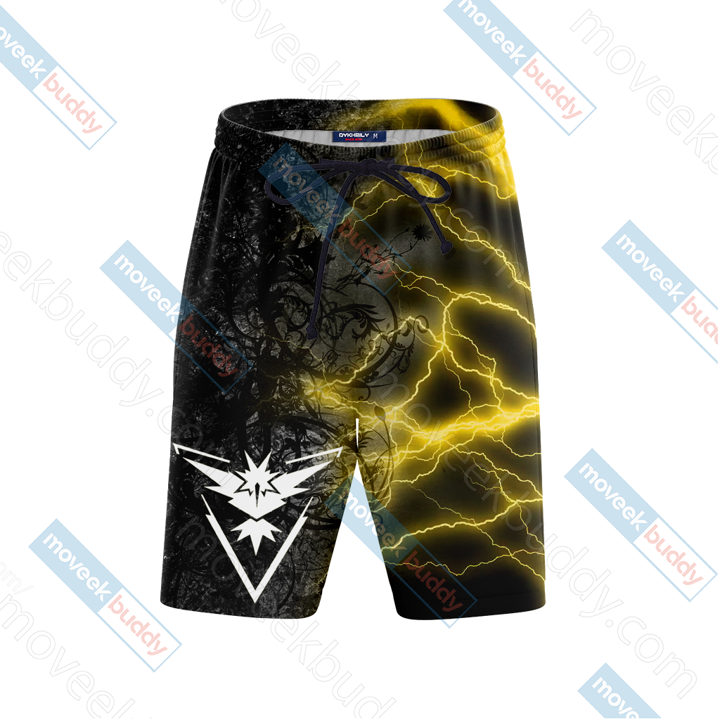 Pokemon Go - House Instinct There Is No Shelter From The Storm Beach Shorts   