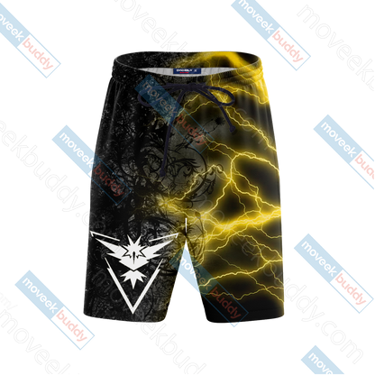 Pokemon Go - House Instinct There Is No Shelter From The Storm Beach Shorts   