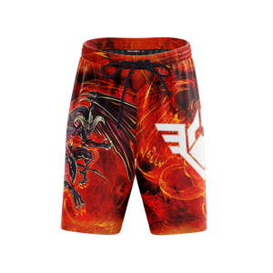 Yu-Gi-Oh! Red Dragon Archfiend Beach Shorts   