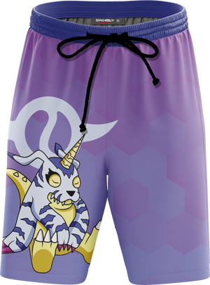 Digimon - Gabumon New Style Unisex 3D Beach Shorts   