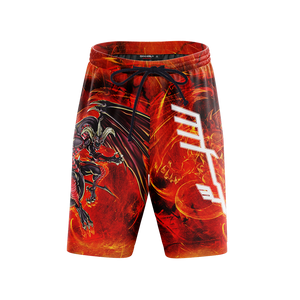 Yu-Gi-Oh! Red Dragon Archfiend  The Mark Of The Wings Beach Shorts   