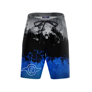 Digimon The Crest Of Friendship New Look Unisex 3D Beach Shorts   