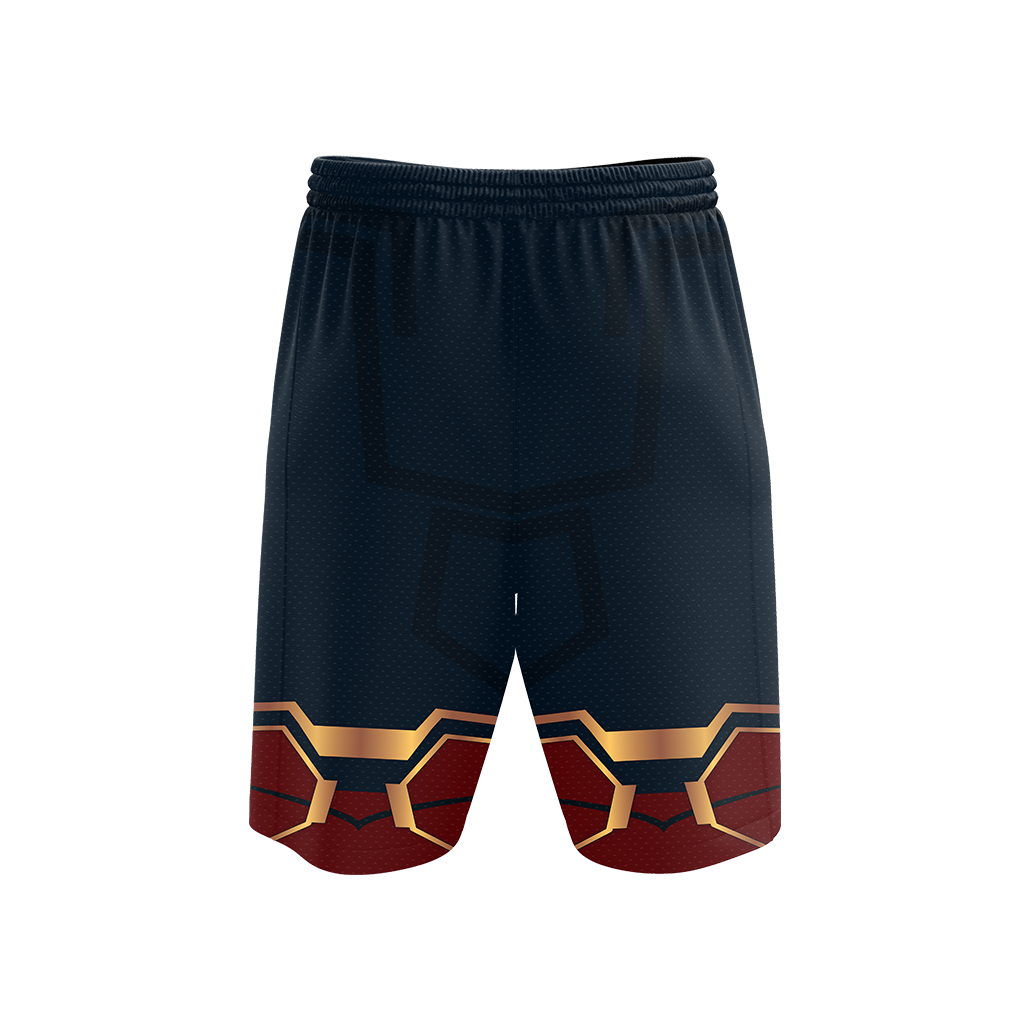 Spider-man: Homecoming Iron Spider Cosplay Beach Short   