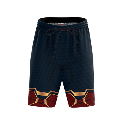 Spider-man: Homecoming Iron Spider Cosplay Beach Short   