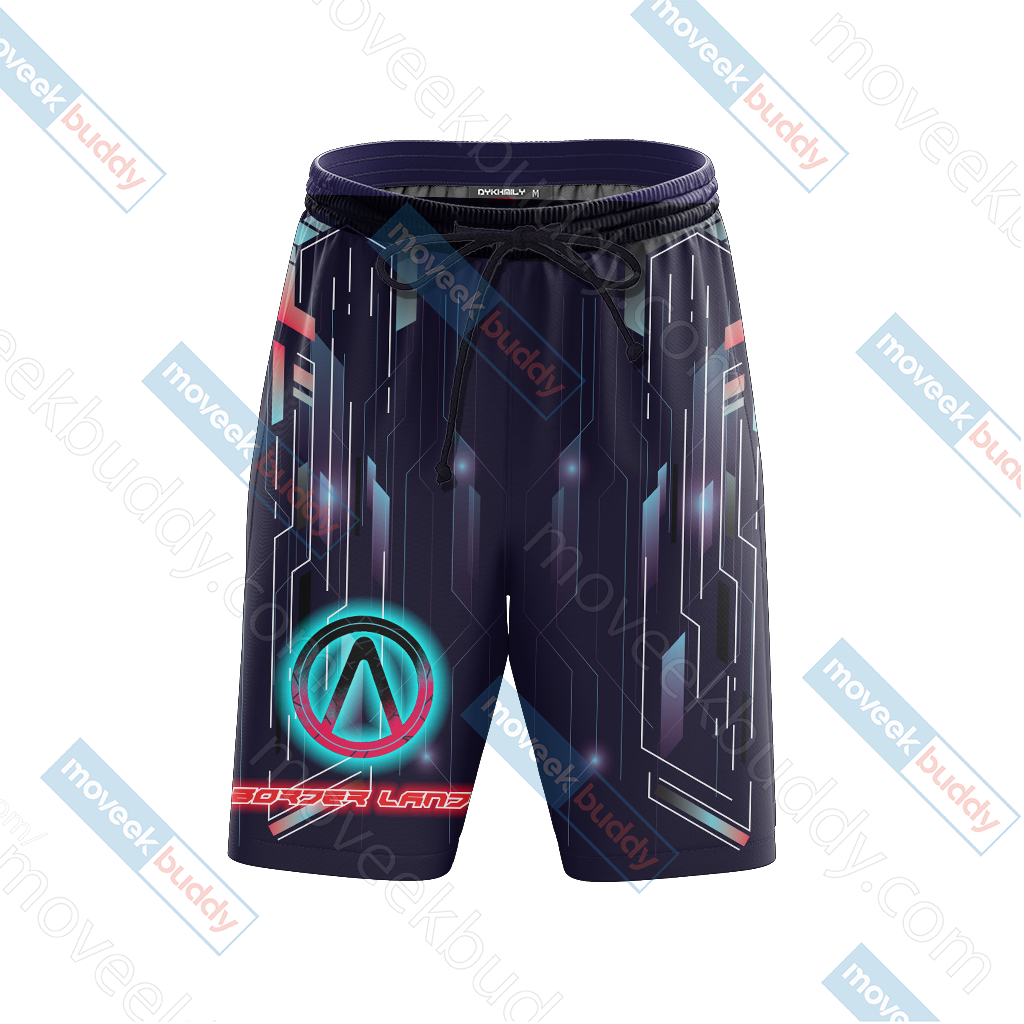 Borderlands Vault Icon 3D Beach Shorts   