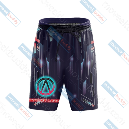 Borderlands Vault Icon 3D Beach Shorts   