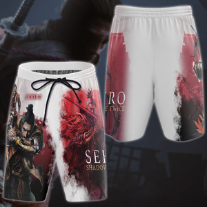 Sekiro: Shadows Die Twice Video Game 3D All Over Printed T-shirt Tank Top Zip Hoodie Pullover Hoodie Hawaiian Shirt Beach Shorts Jogger   