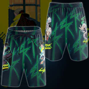 Cyberpunk: Edgerunners Video Game 3D All Over Print T-shirt Tank Top Zip Hoodie Pullover Hoodie Hawaiian Shirt Beach Shorts Jogger Beach Shorts S 