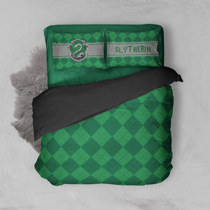 Slytherin Logo Harry Potter Bed Set   