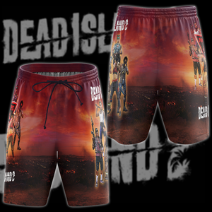 Dead Island 2 Video Game 3D All Over Printed T-shirt Tank Top Zip Hoodie Pullover Hoodie Hawaiian Shirt Beach Shorts Jogger Beach Shorts S 