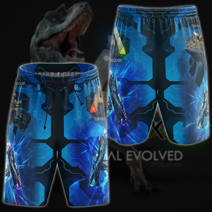 ARK: Survival Evolved Video Game 3D All Over Printed T-shirt Tank Top Zip Hoodie Pullover Hoodie Hawaiian Shirt Beach Shorts Jogger Beach Shorts S 