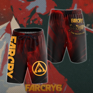 Farcry 6 3D All Over Print T-shirt Tank Top Zip Hoodie Pullover Hoodie Hawaiian Shirt Beach Shorts Jogger Beach Shorts S 