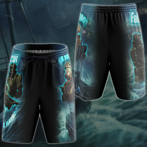 Fallout 4: Far Harbour Video Game 3D All Over Printed T-shirt Tank Top Zip Hoodie Pullover Hoodie Hawaiian Shirt Beach Shorts Jogger Beach Shorts S 