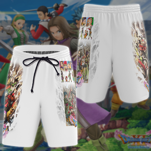 Dragon Quest XI Video Game 3D All Over Printed T-shirt Tank Top Zip Hoodie Pullover Hoodie Hawaiian Shirt Beach Shorts Jogger Beach Shorts S 