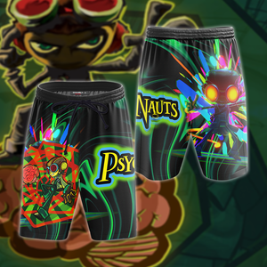 Psychonauts 2 3D All Over Print T-shirt Tank Top Zip Hoodie Pullover Hoodie Hawaiian Shirt Beach Shorts Jogger Beach Shorts S 