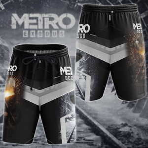 Metro Exodus Video Game 3D All Over Print T-shirt Tank Top Zip Hoodie Pullover Hoodie Hawaiian Shirt Beach Shorts Jogger Beach Shorts S 